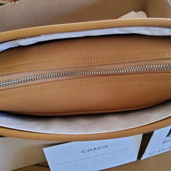 Never Used in Box with Tags 1999 Vintage Coach Sutton Zip 9814 in Camel - Picture 14 of 16